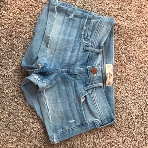 hollister jean shorts